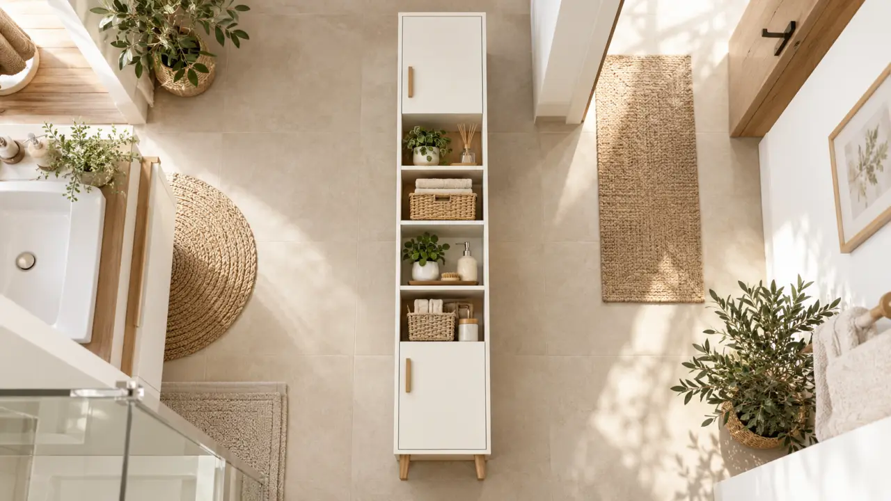 Meuble de rangement colonne : gagner de la place sans gêner la circulation