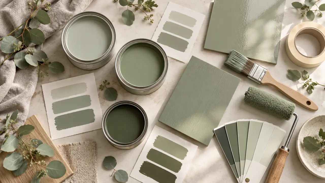 Peinture vert sauge : choisir la bonne nuance sans se tromper de finition