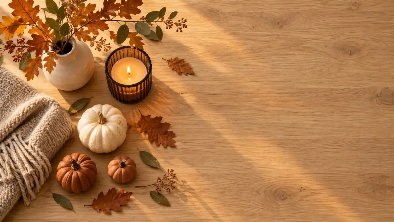 Décoration d’automne : un intérieur chaleureux sans accumuler les objets